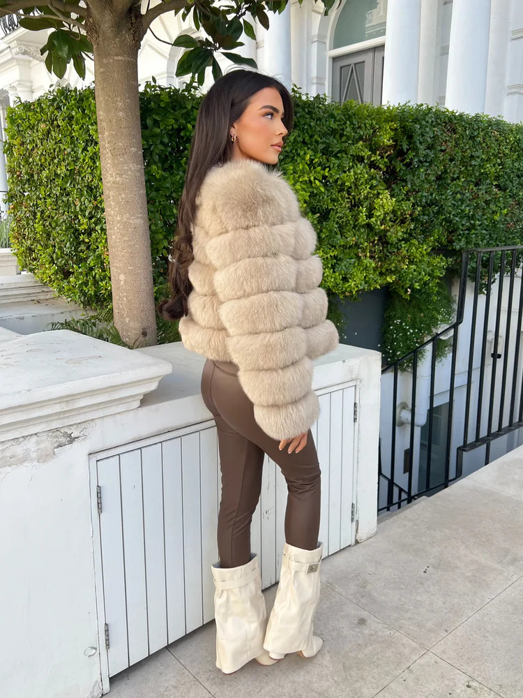 Tiana Elegance Kunstpelz-Jacke