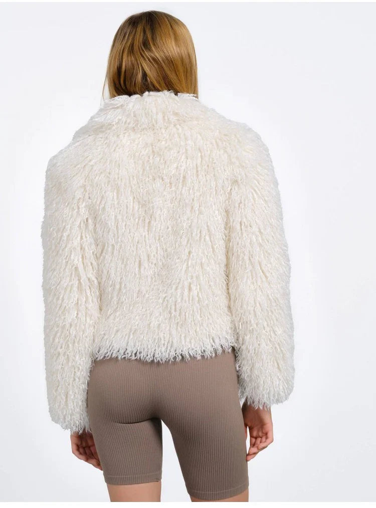 Zenia Kunstpelzjacke