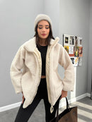 Melis Teddyfell Jacke